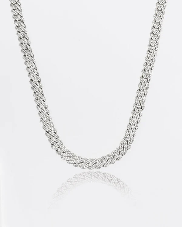 10mm Prong Chain - Silver