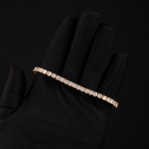 4mm Tennis Bracelet - Gold