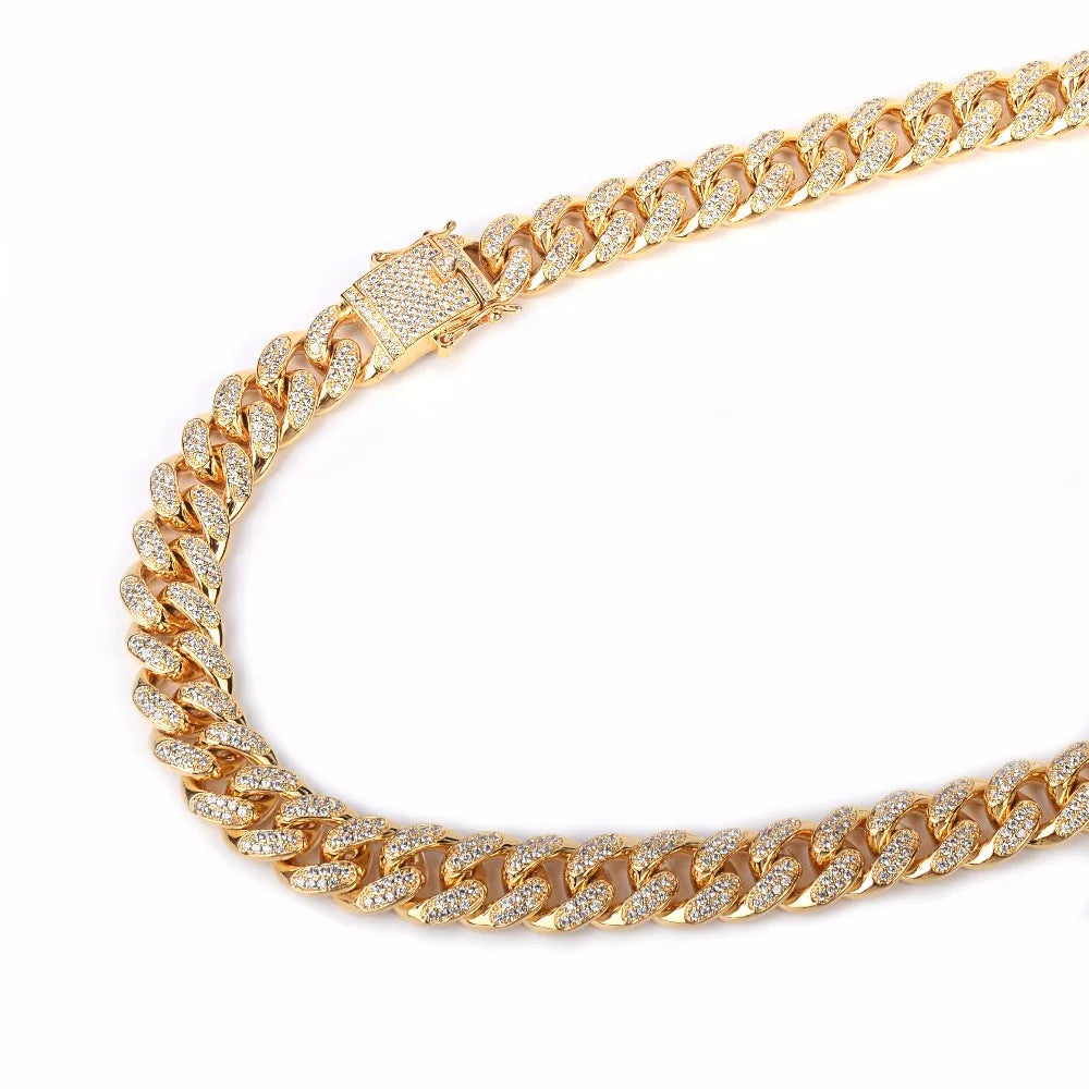 12mm Miami Cuban Link Chain