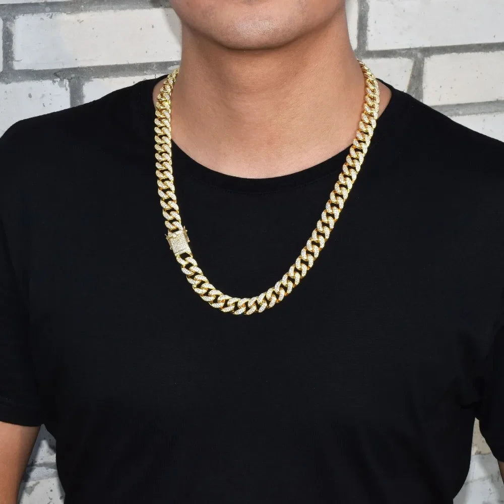 12mm Miami Cuban Link Chain