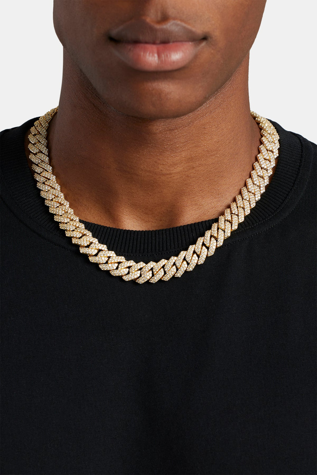 14mm Prong Chain - Gold