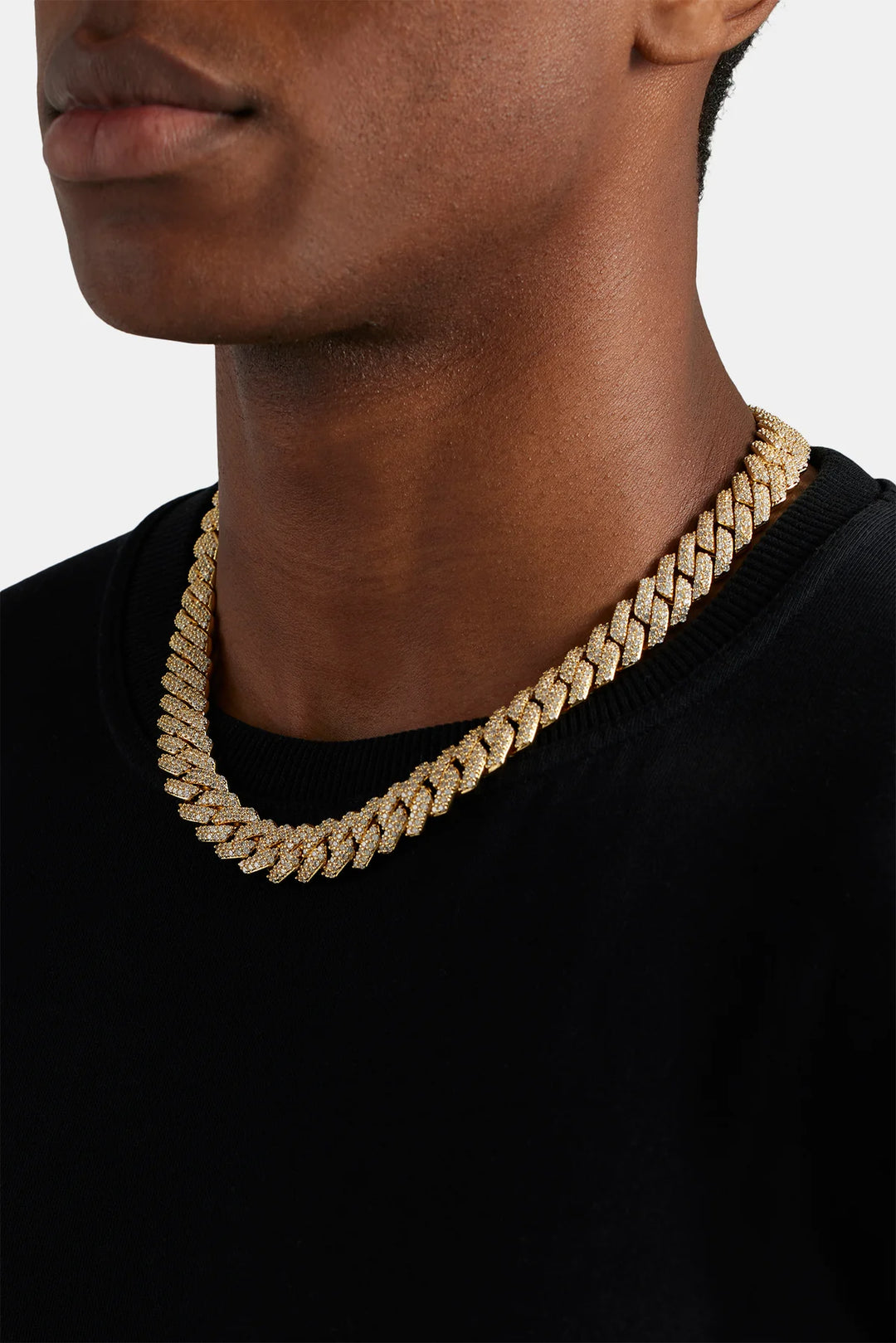 14mm Prong Chain - Gold