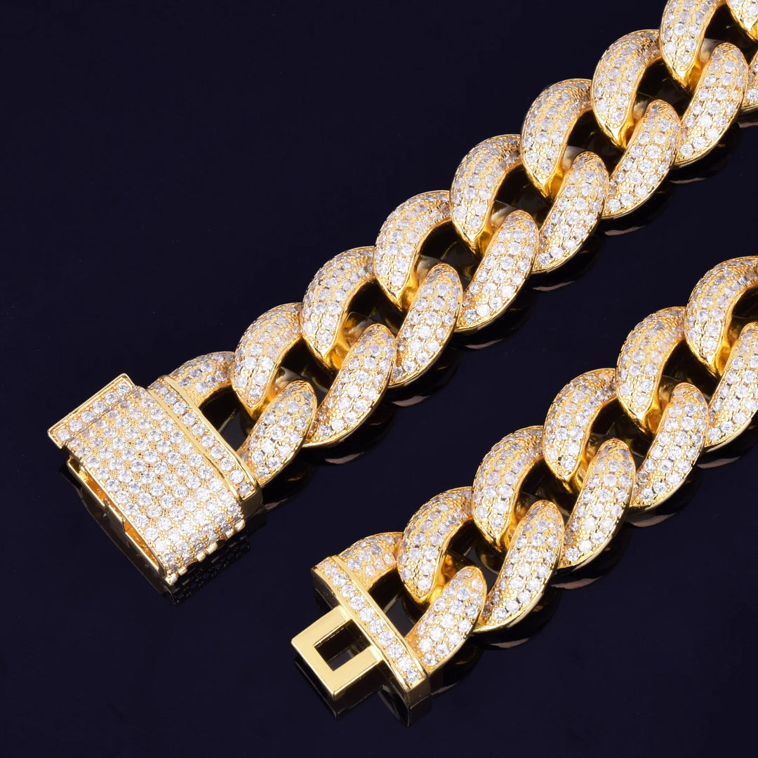 23mm Miami Cuban Link Chain Necklace