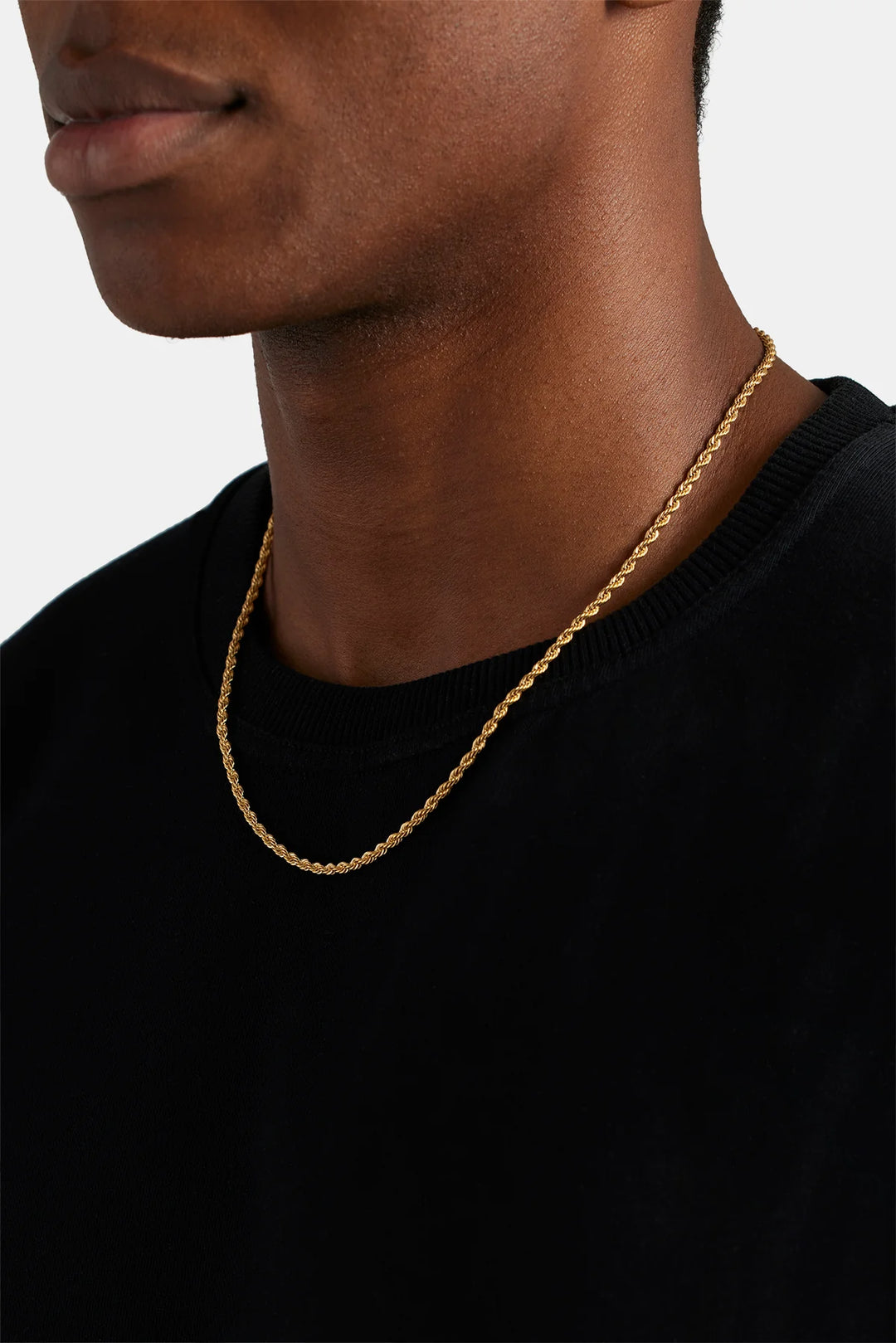 3mm Rope Chain (Gold)