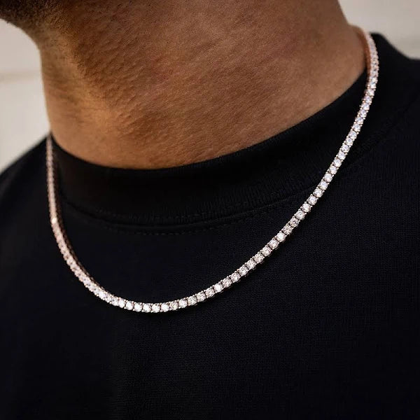 3mm Tennis Chain - Rose Gold