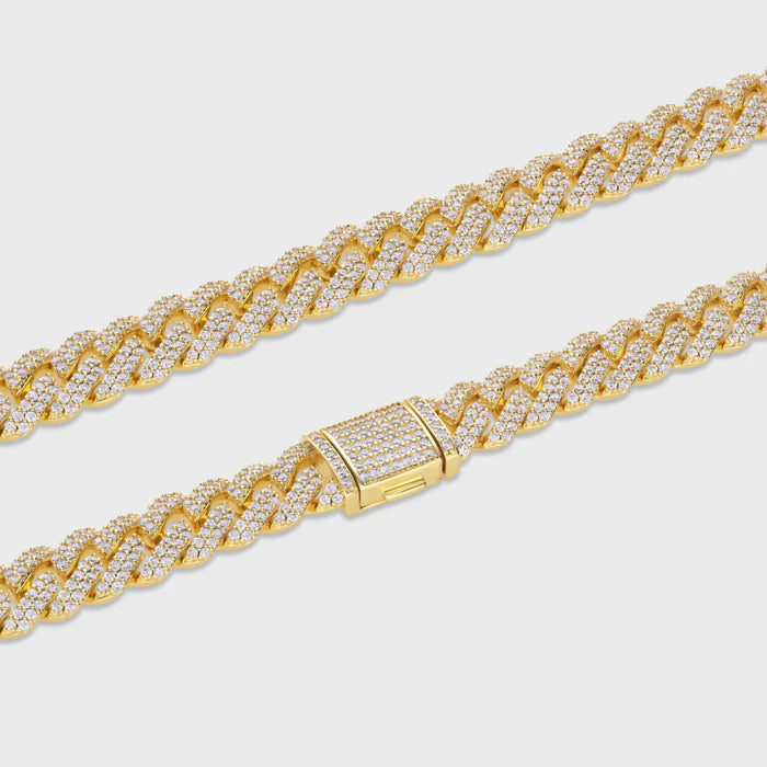 12mm Prong Chain - Gold