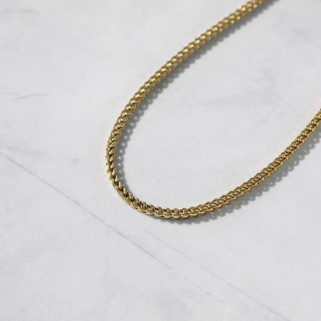 3mm Franco Chain - Gold