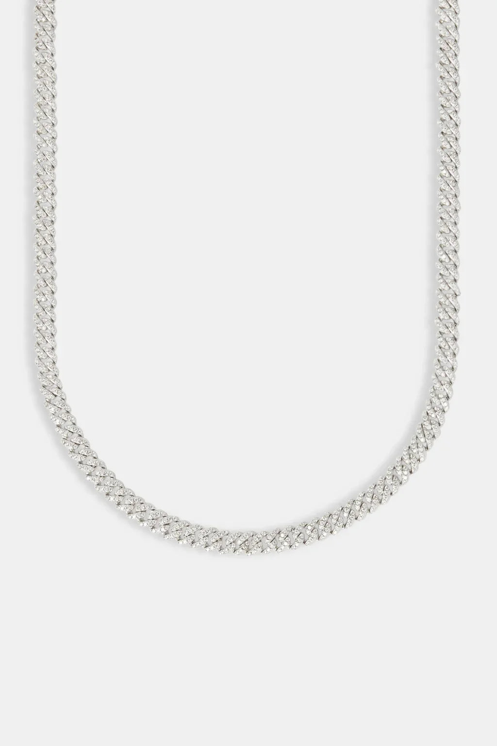 6mm Moissanite Prong Chain & Bracelet