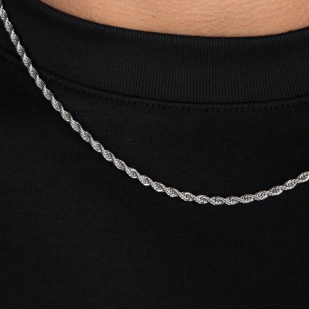 3mm Rope Chain - Silver