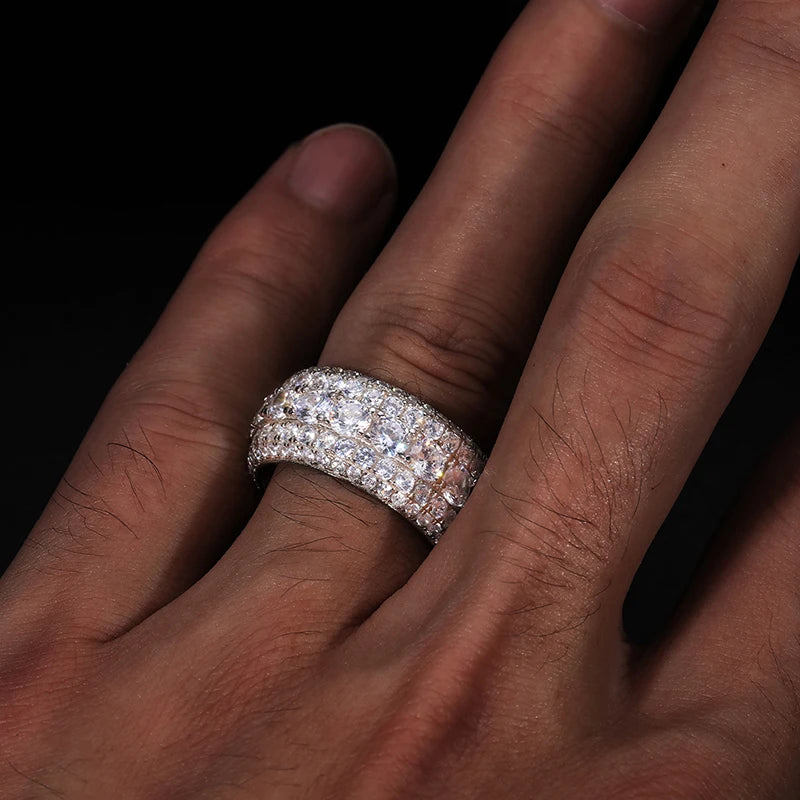 5 Layer Moissanite Band Ring