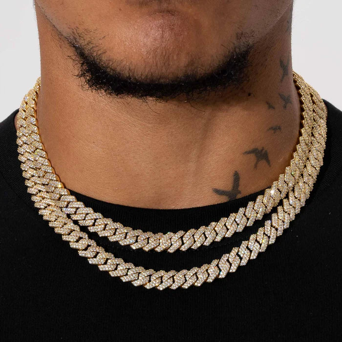 10mm Prong Chain - Gold