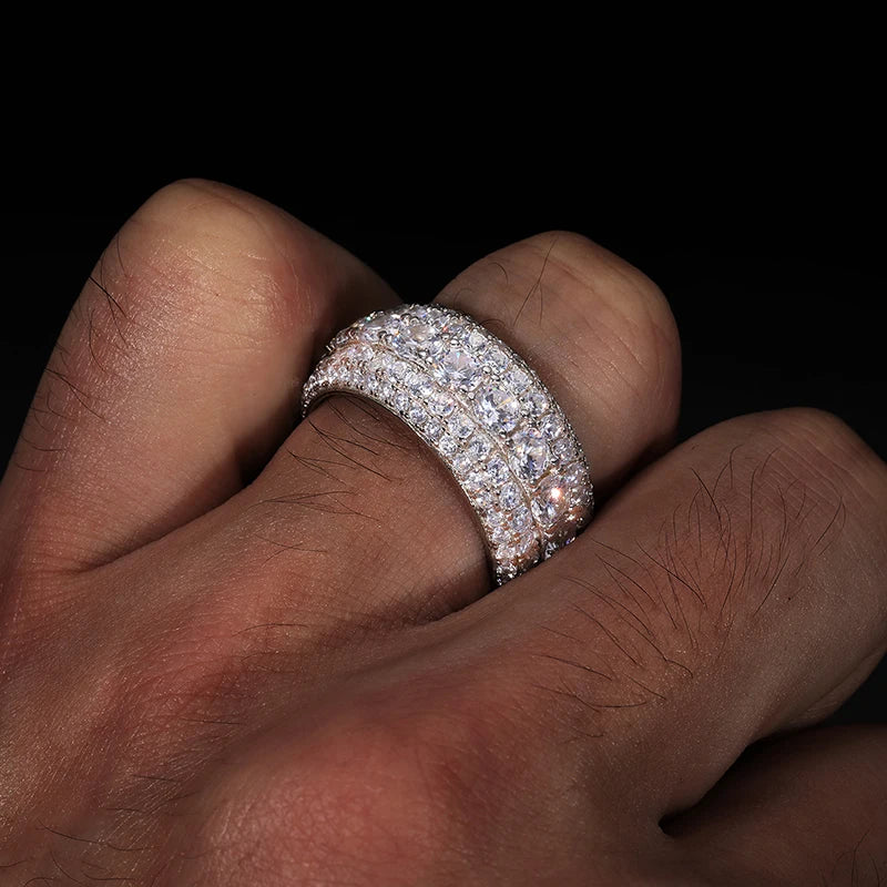 5 Layer Moissanite Band Ring