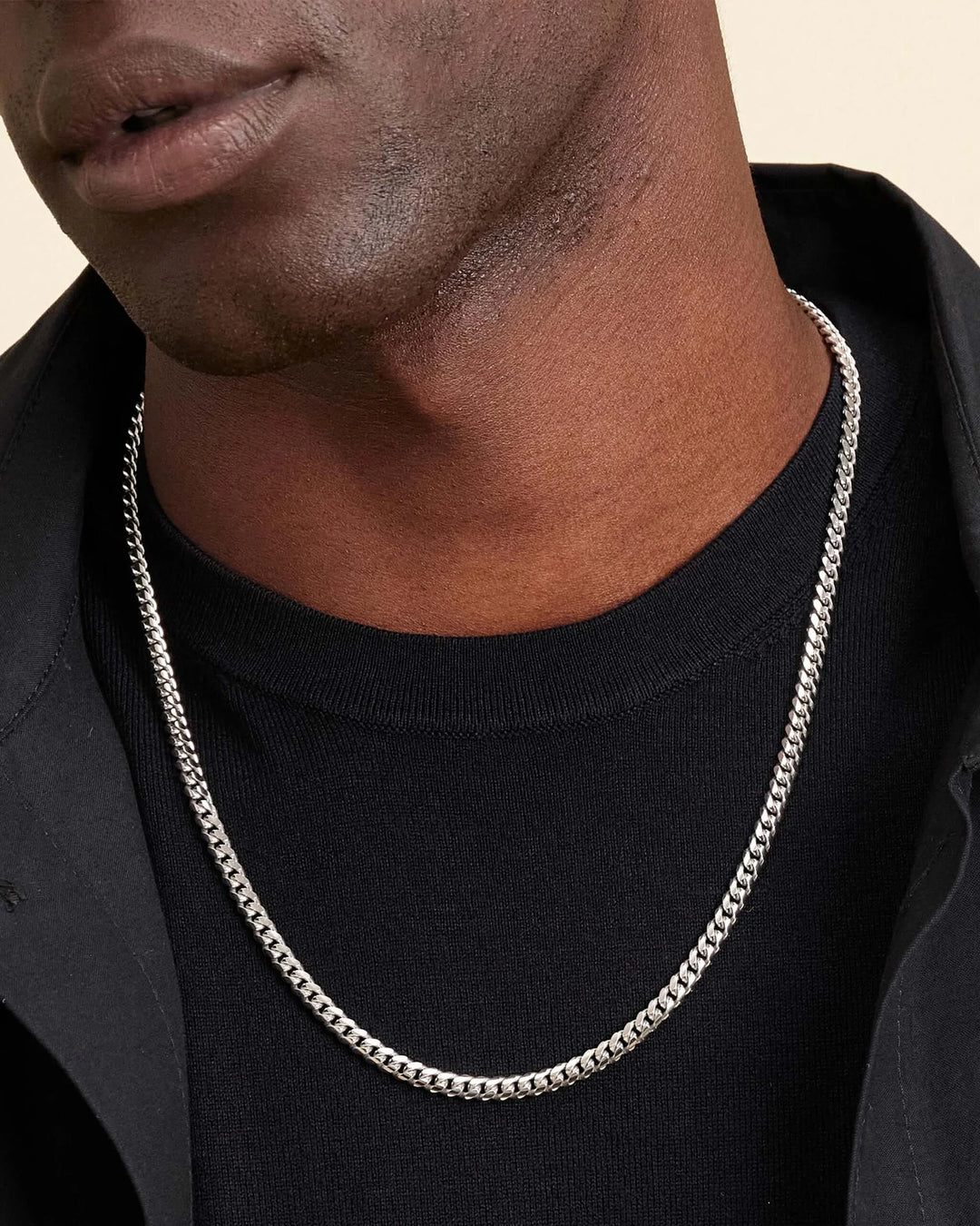 5mm Cuban Link Chain - Silver