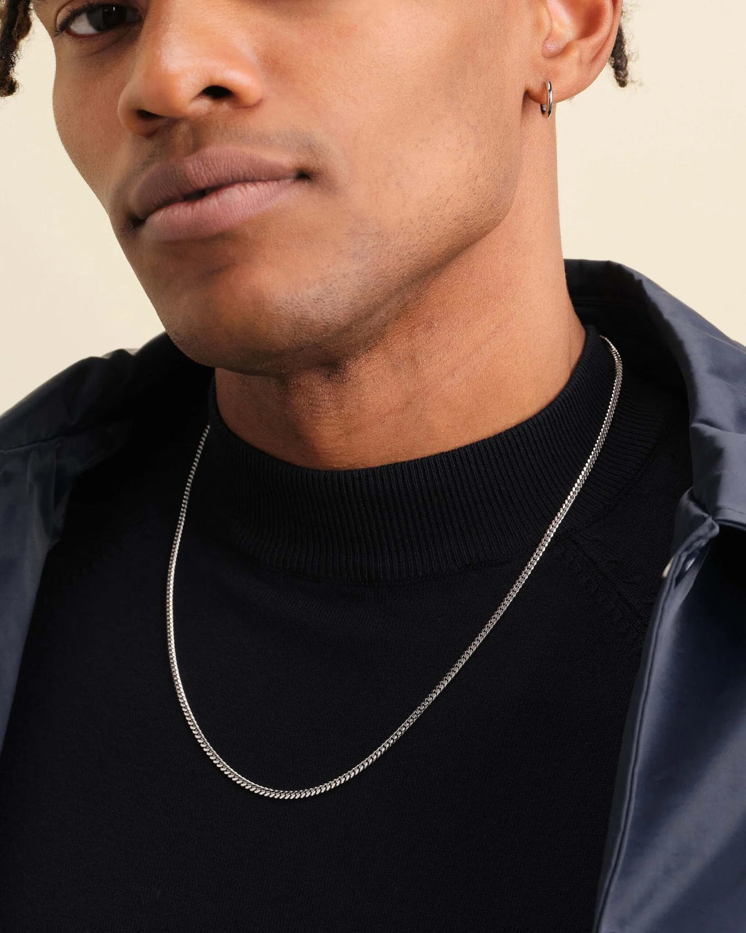 3mm Cuban Link Chain - Silver