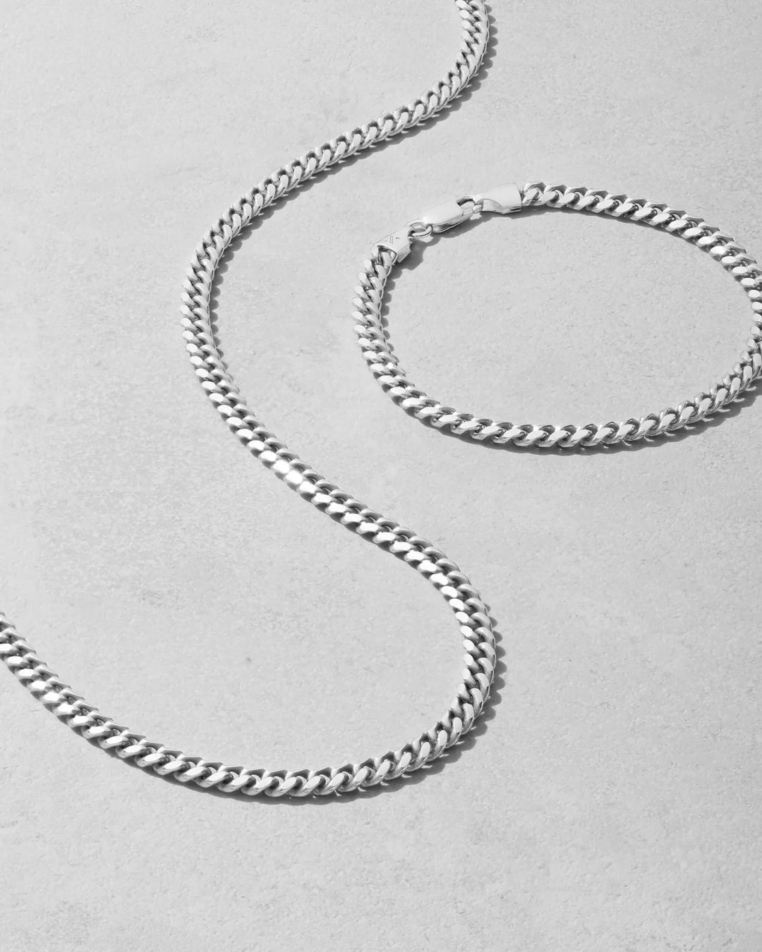 5mm Cuban Link Chain - Silver