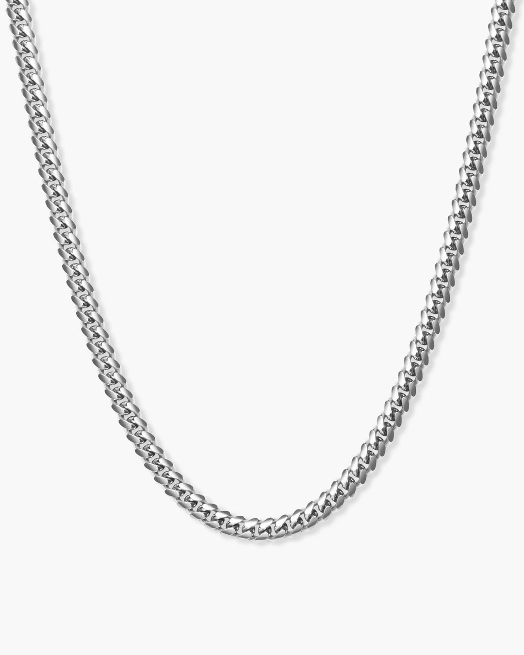 3mm Cuban Link Chain - Silver