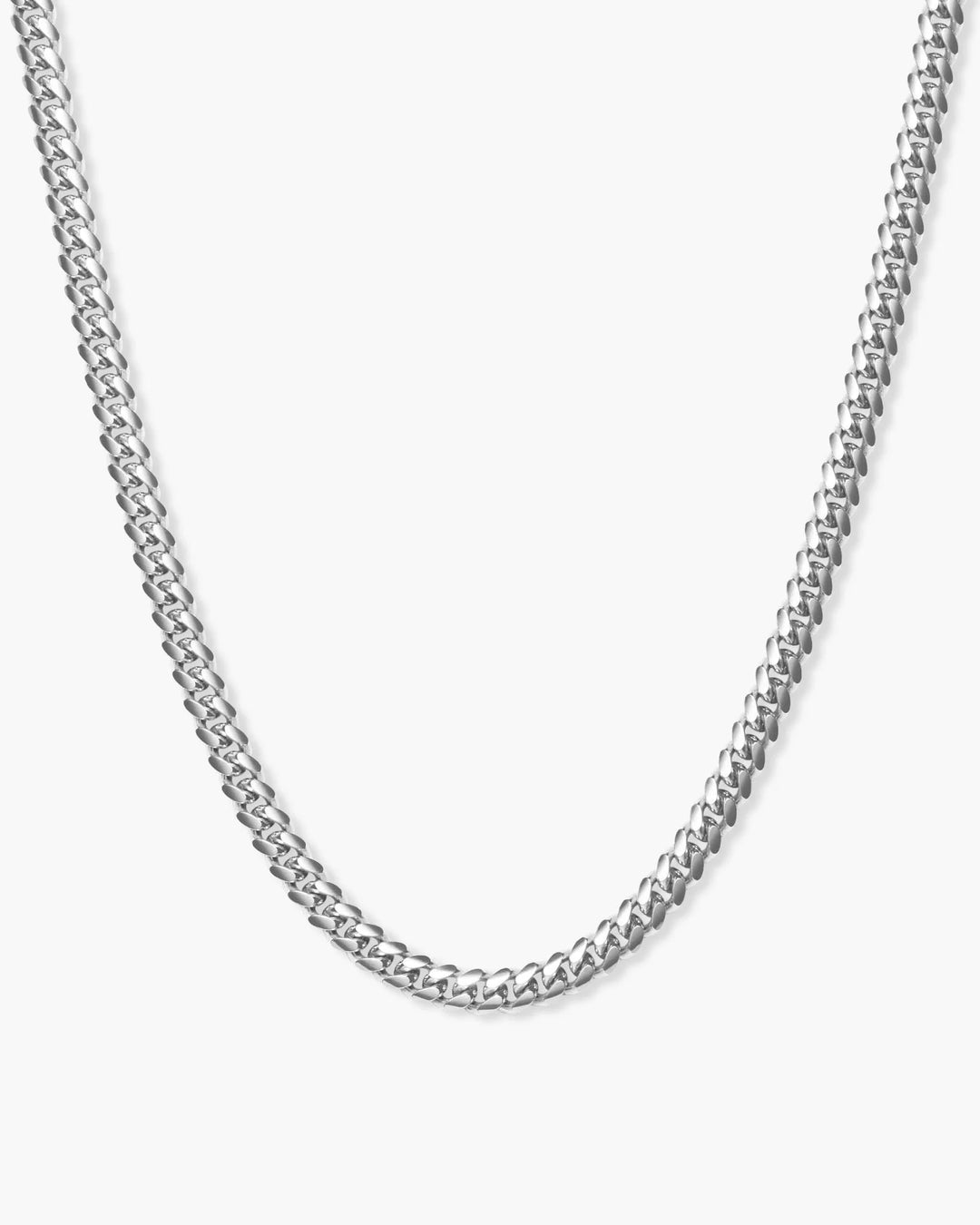 3mm Cuban Link Chain - Silver