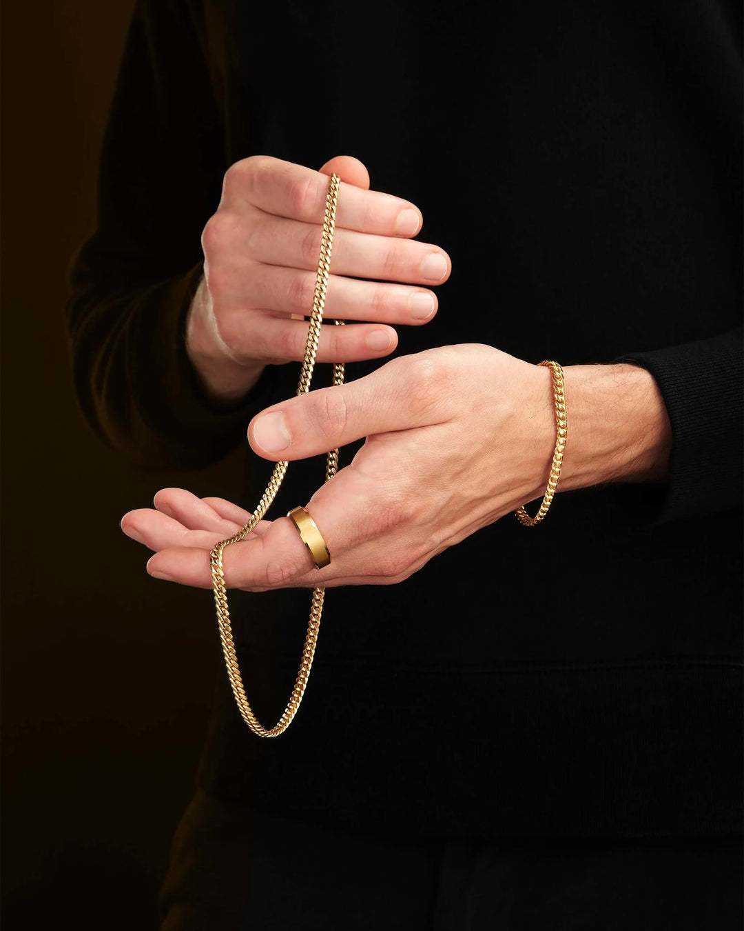 5mm Cuban Link Chain - Gold