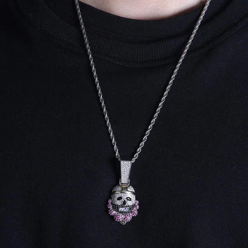 Bearded Skull: Purple Plunder Edition Pendant