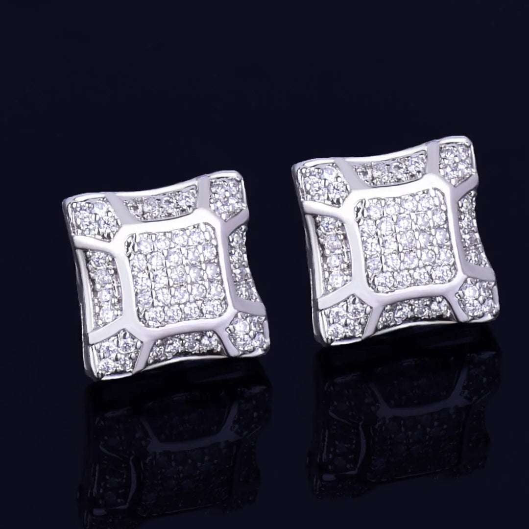 11mm Frosted Mosaic Studs