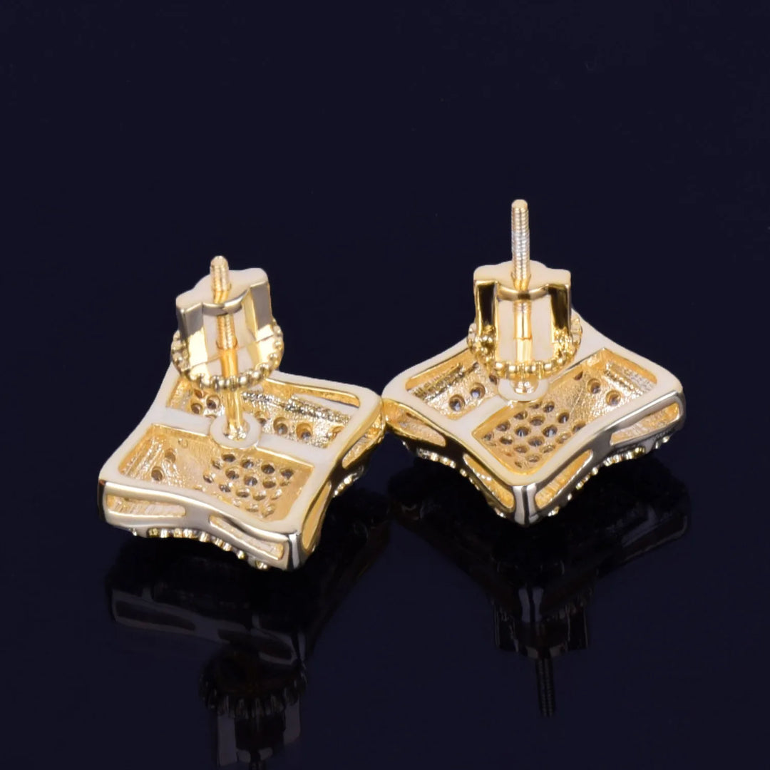 11mm Frosted Mosaic Studs