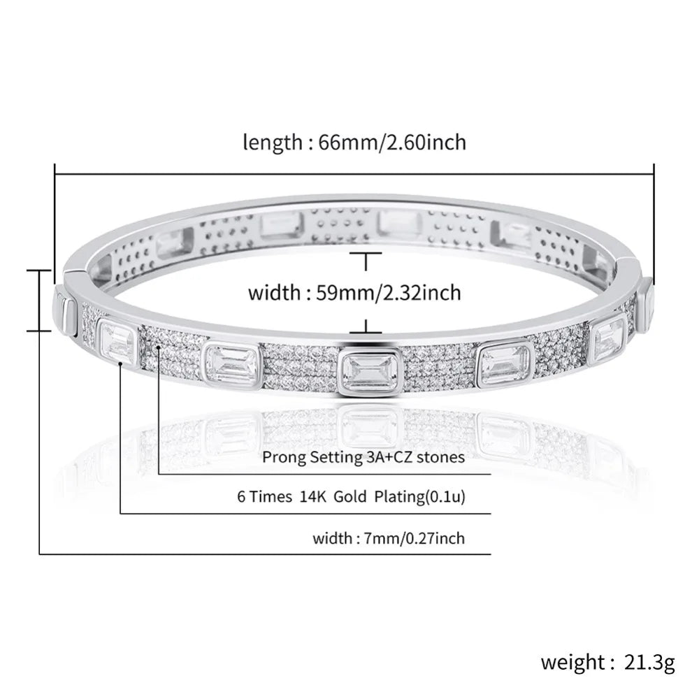 Iced Elegance Bangle