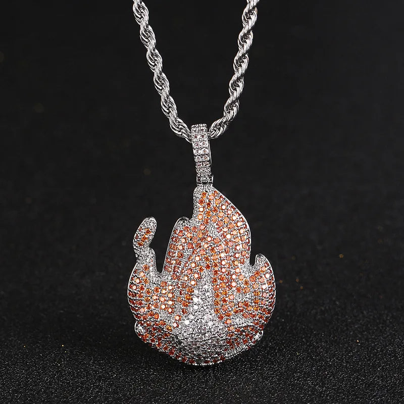 Blazing Flame Pendant