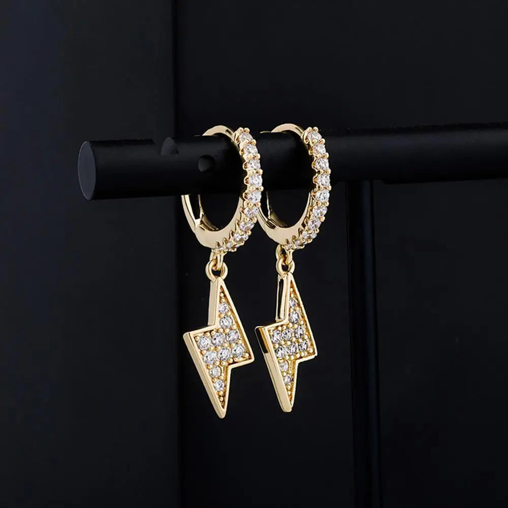 Iced Lightning Earrings