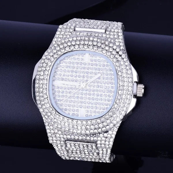 Fully Iced Out Watch