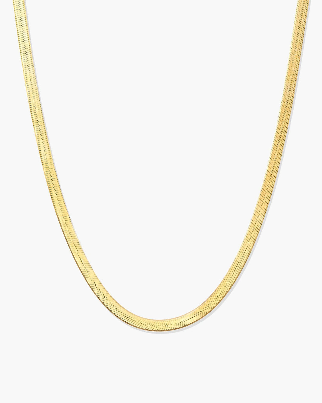 3mm Herringbone Chain - Gold