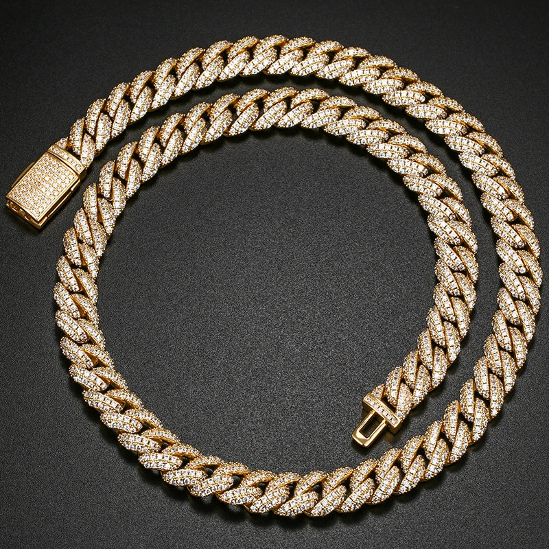 10mm Miami Cuban Link Chain - Gold