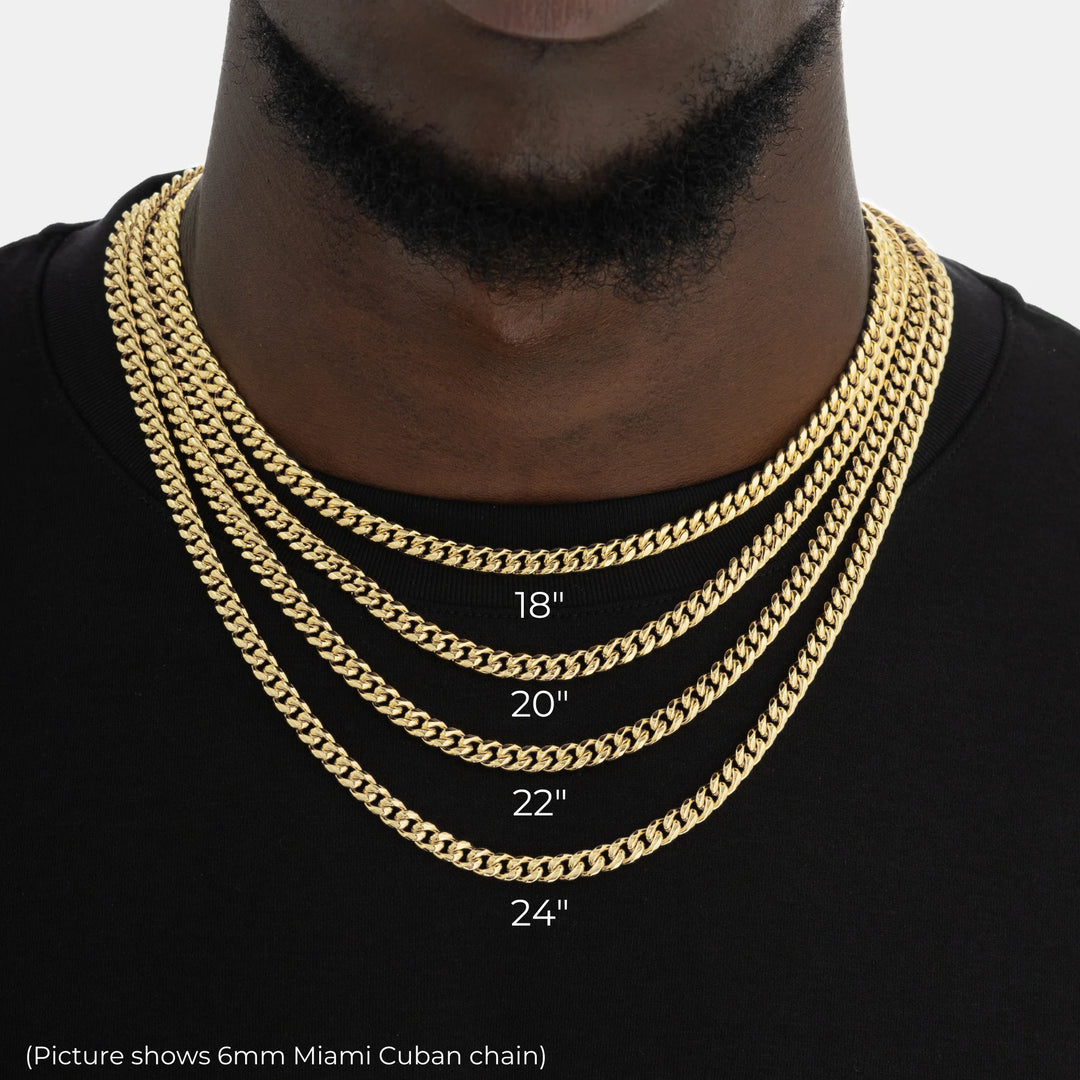 18mm Cuban Link Chain - Silver