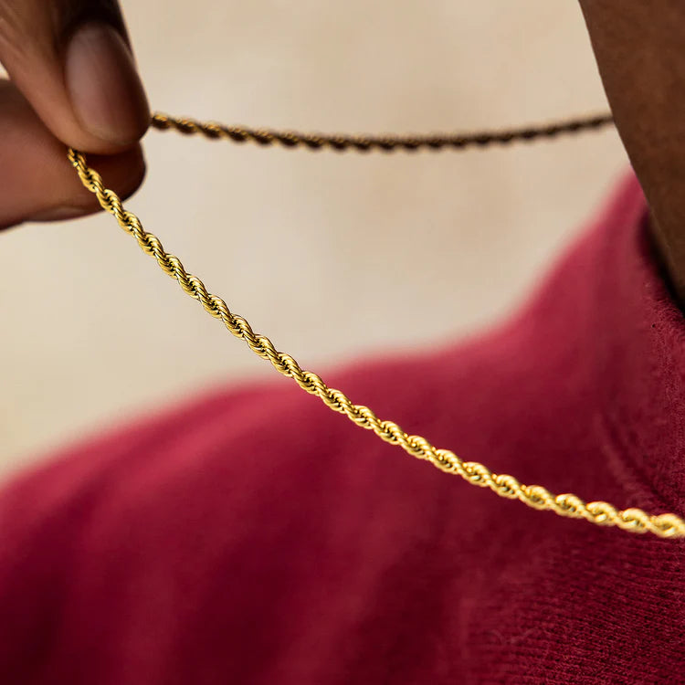 S925 Rope Chain - Gold