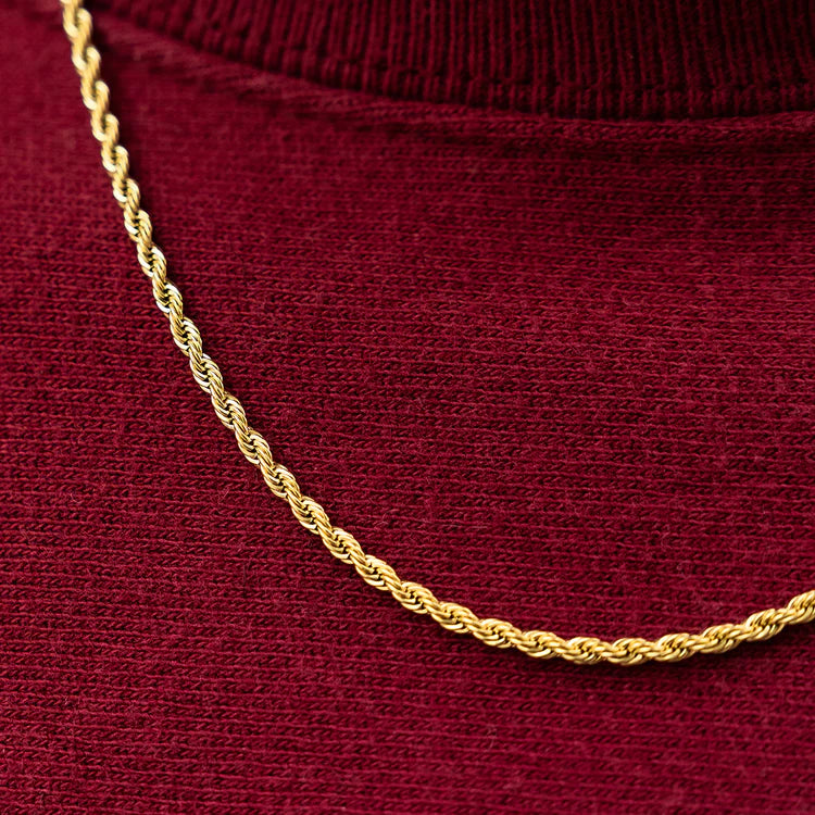 S925 Rope Chain - Gold