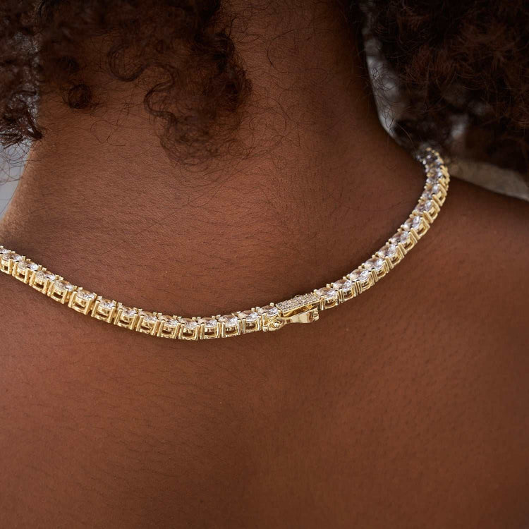 5mm Tennis Chain - Gold