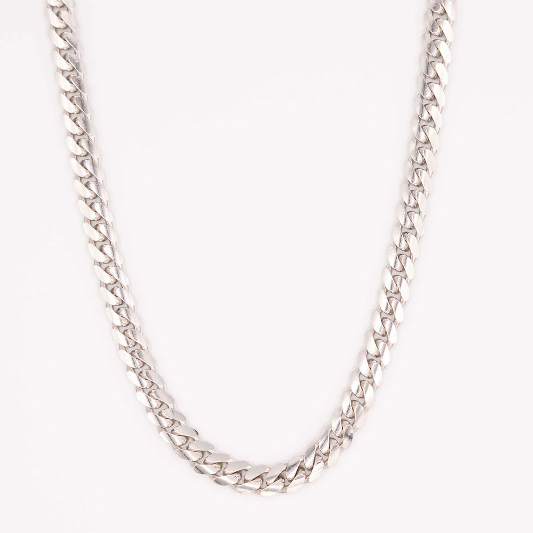 10mm Cuban Link Chain - Silver