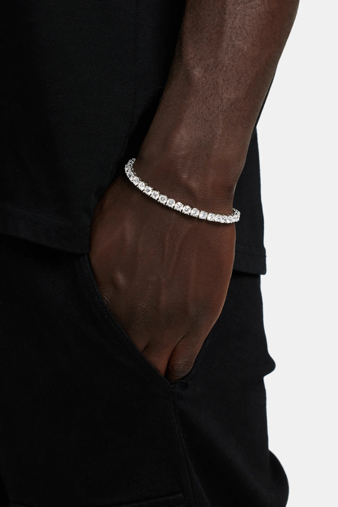 5mm Tennis Bracelet - Silver