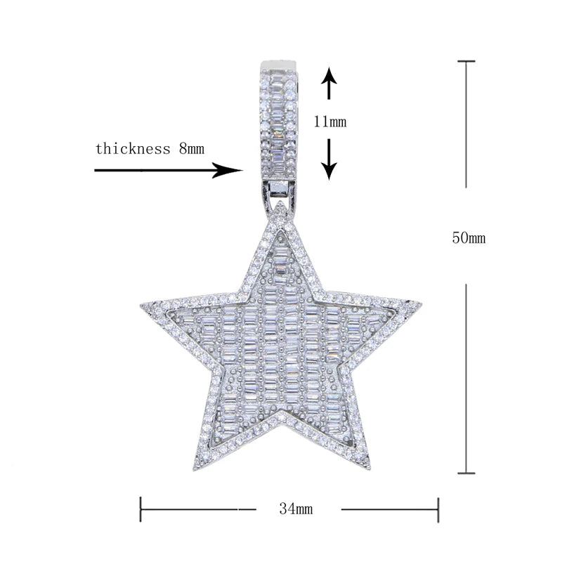 Baguette Star: Radiant Edition Pendant