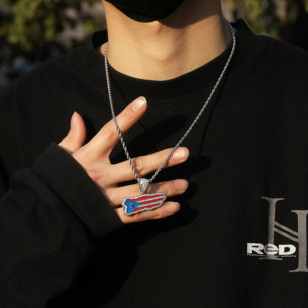 USA Flag Pendant