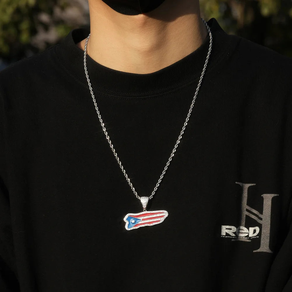 USA Flag Pendant