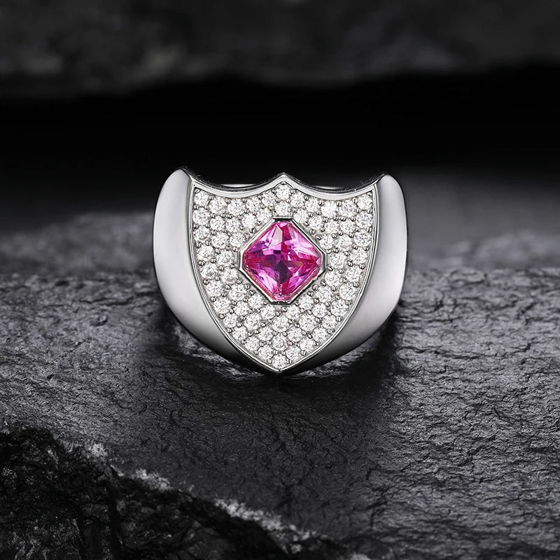 Pink Shield Ring