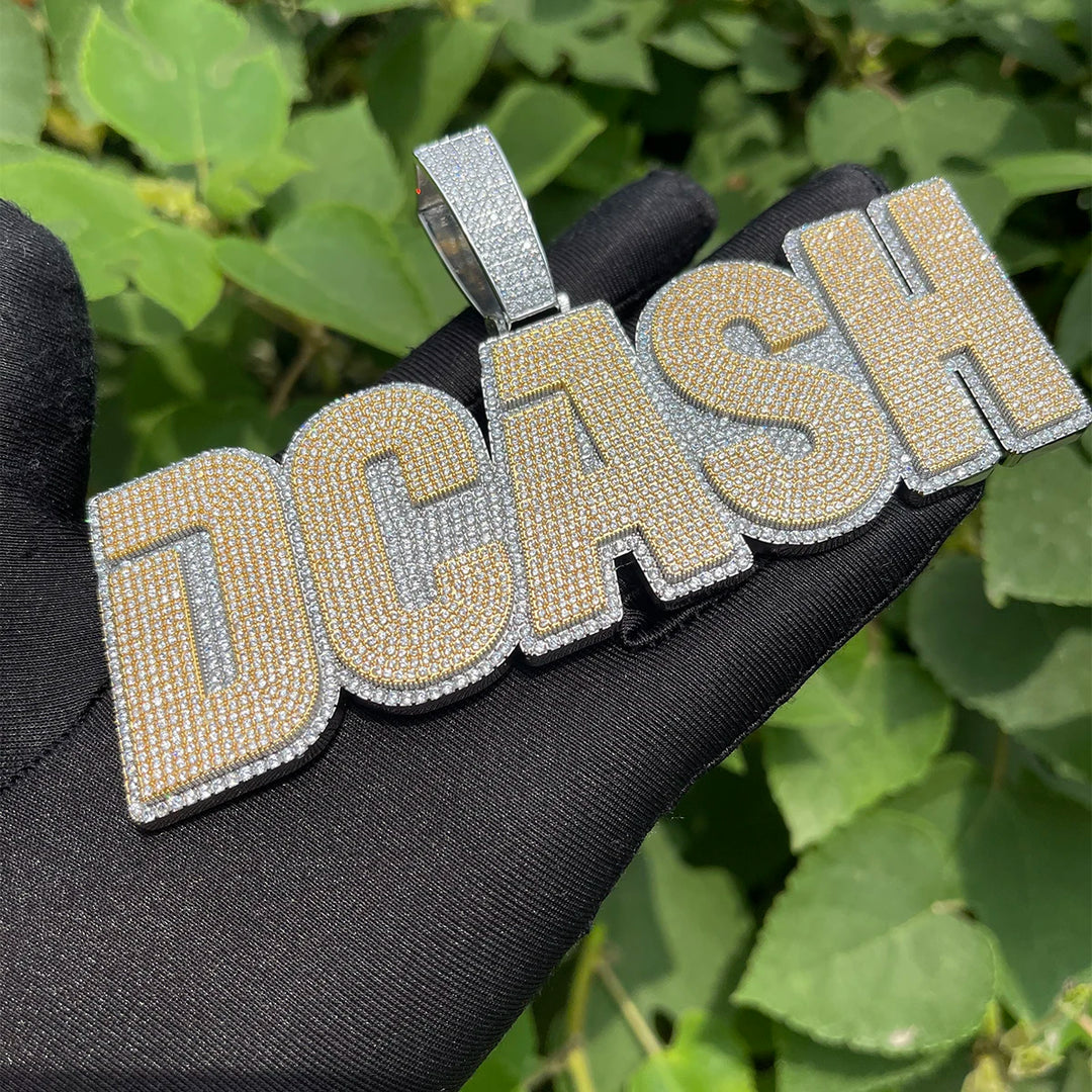 Custom Iced-Out Letter Pendant