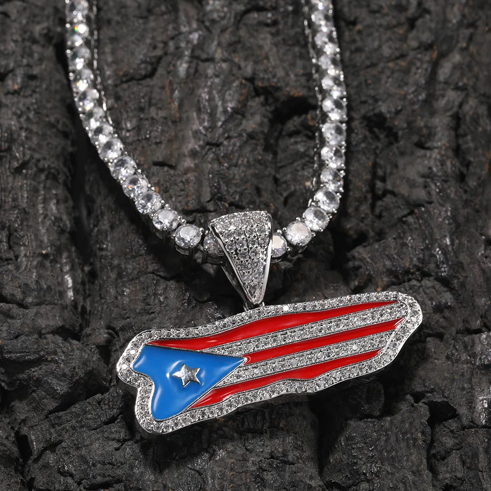 USA Flag Pendant