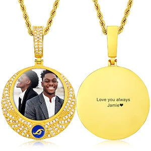 Custom Photo Medallion Pendant