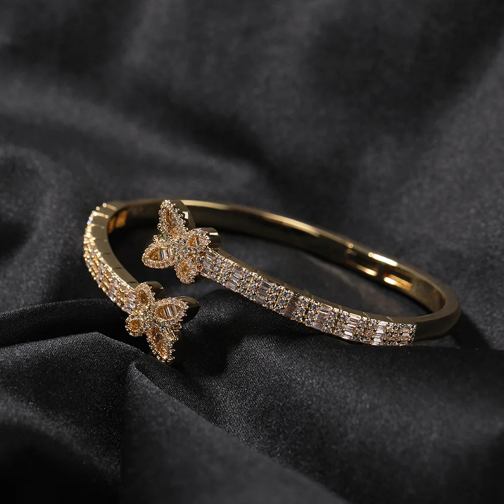 Butterfly Bangle - Gold