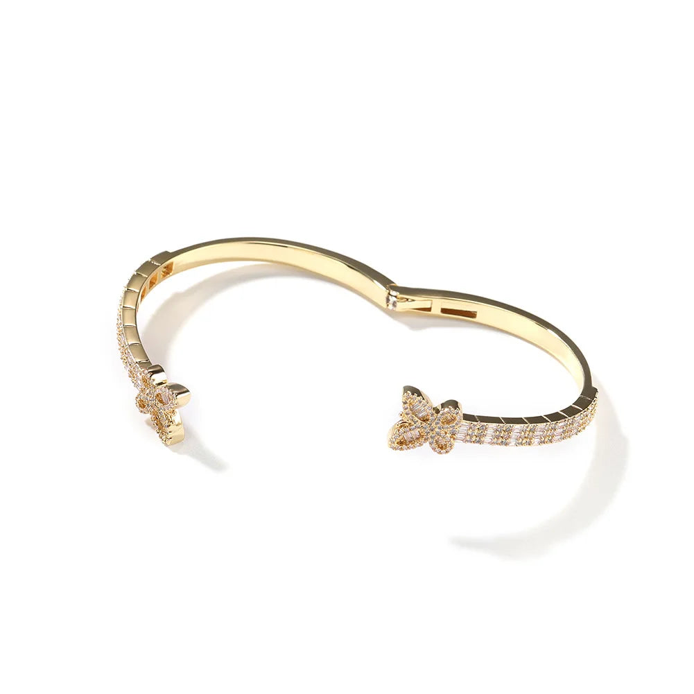 Butterfly Bangle - Gold