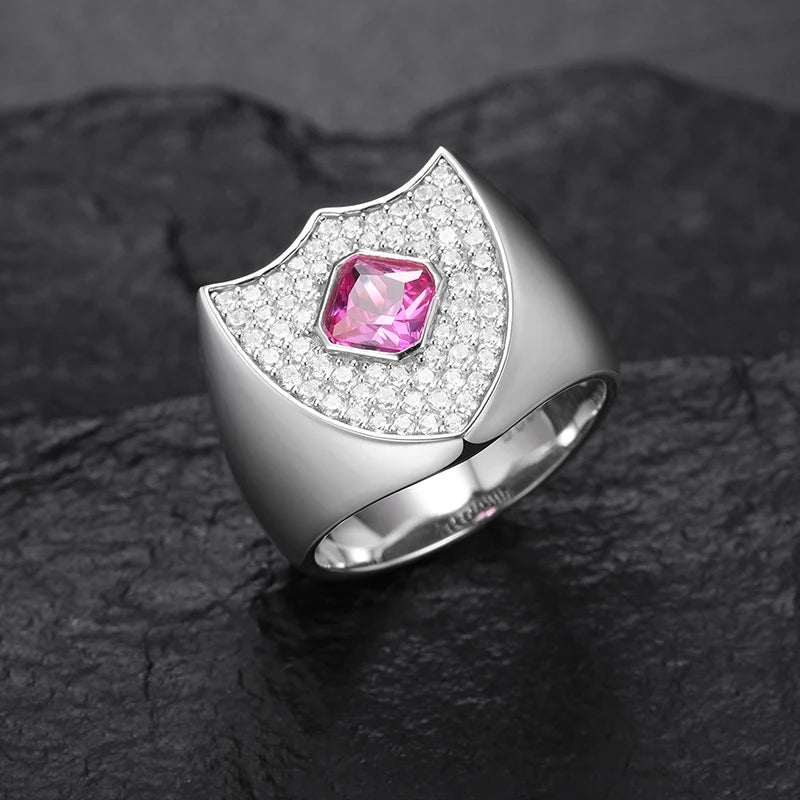 Pink Shield Ring