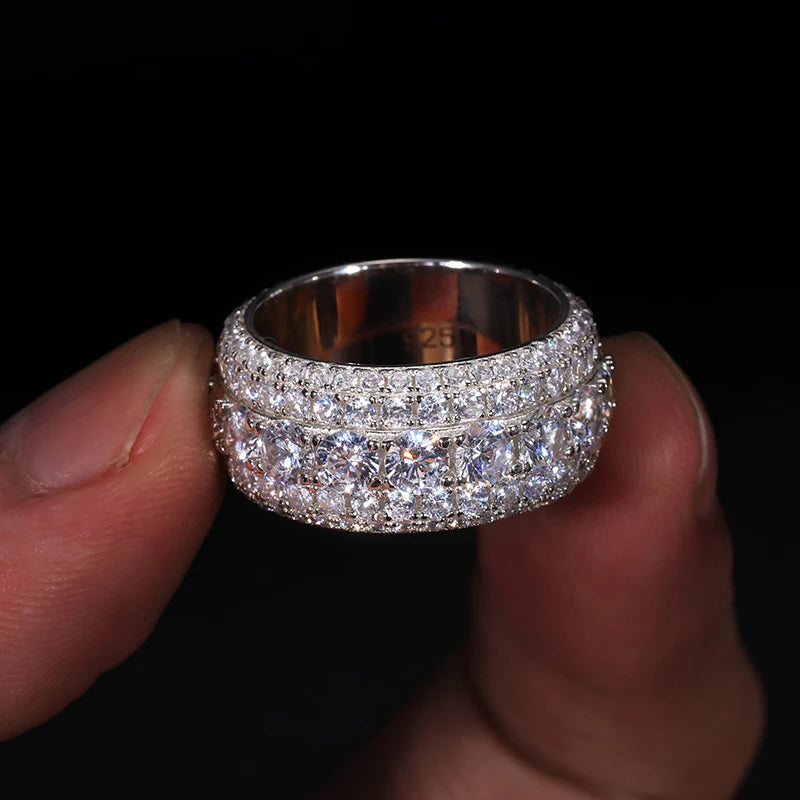 5 Layer Moissanite Band Ring