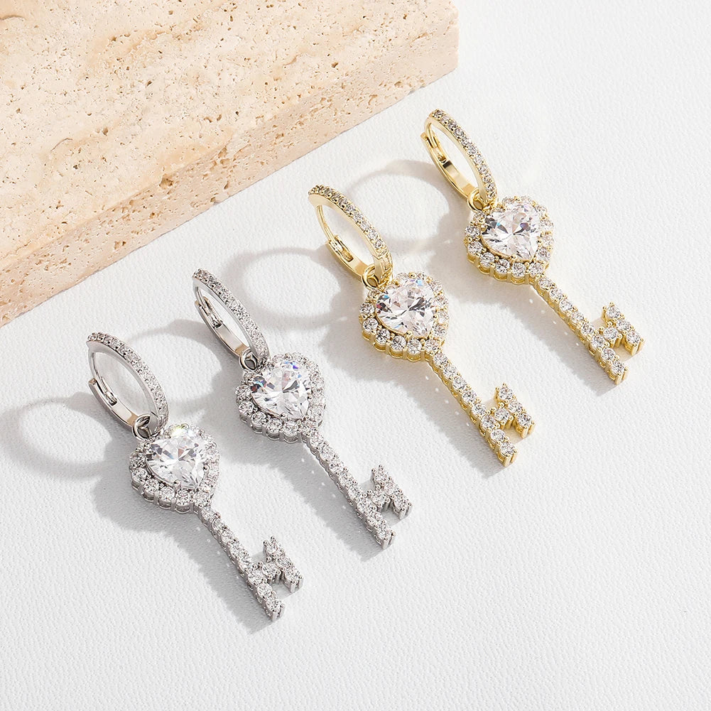 Key Drop Earrings