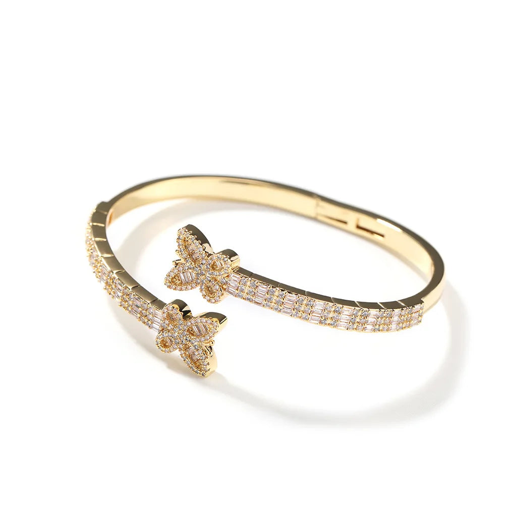 Butterfly Bangle - Gold